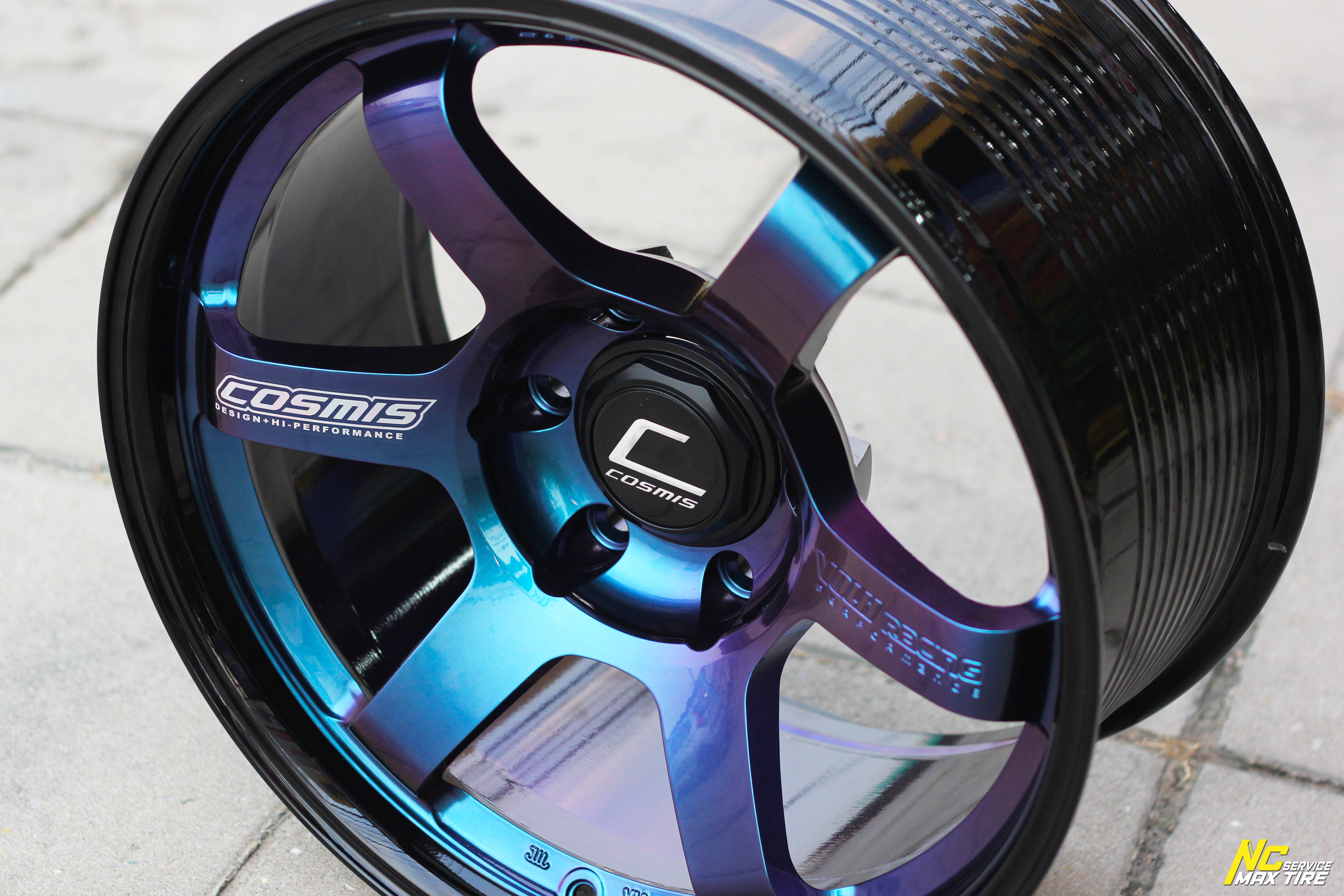 ล้อแม็กสวยๆ / ล้อแม็กขอบ18 / Cosmis / RG-06SR / ล้อแม็กสีพิเศษ / 18x9.0 6H139.7 ET0 / Custom Color / Power Blue / ล้อแม็กสำหรับรถกระบะตัวสูง / SUV / PPV