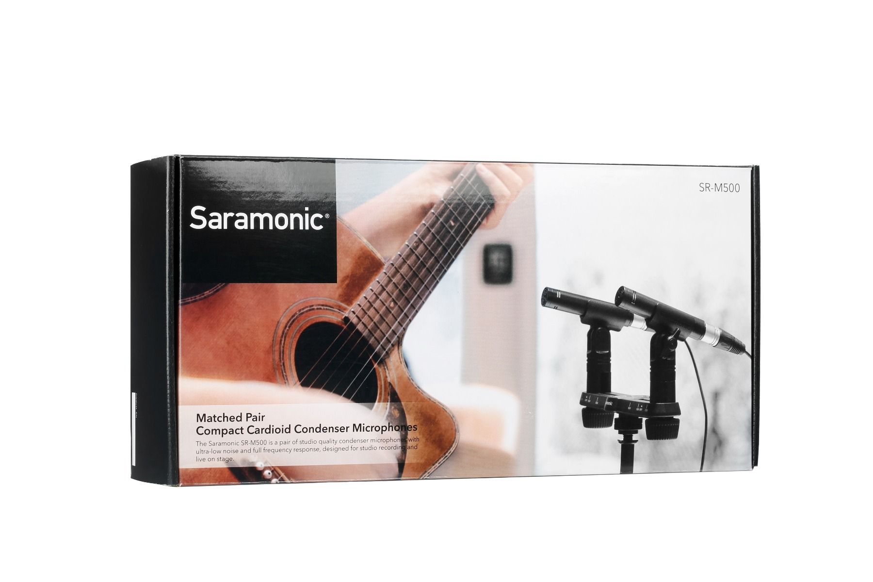 Saramonic SR-M500 ไมโครโฟนช็อตกันสตูดิโอเครื่องดนตรีไมค์คอนเดนเซอร์ XLR ทิศทางรับเสียงเป็นแบบคาร์ดิออยด์