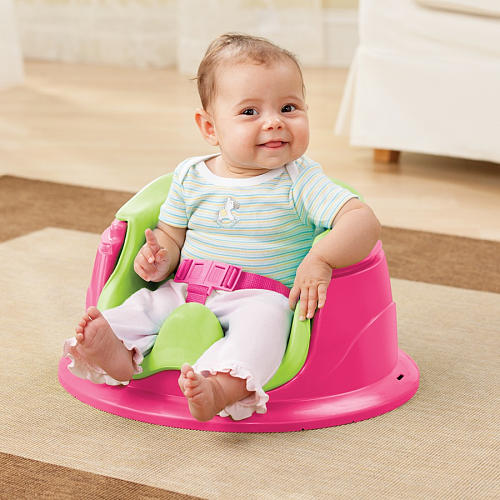 Summer Infant Super Seat Deluxe Island Giggles Girl เก้าอี้ทานข้าวเด็ก,เก้าอี้หัดนั่ง พกพาได้ พร้อมของเล่น