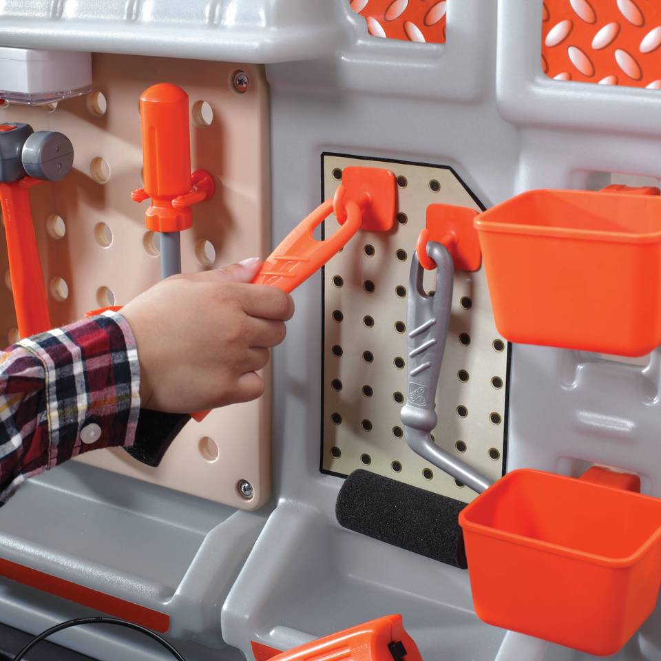 Step2 Home Depot Big Builders Pro Workshop ชุดของเล่นช่างจำลอง