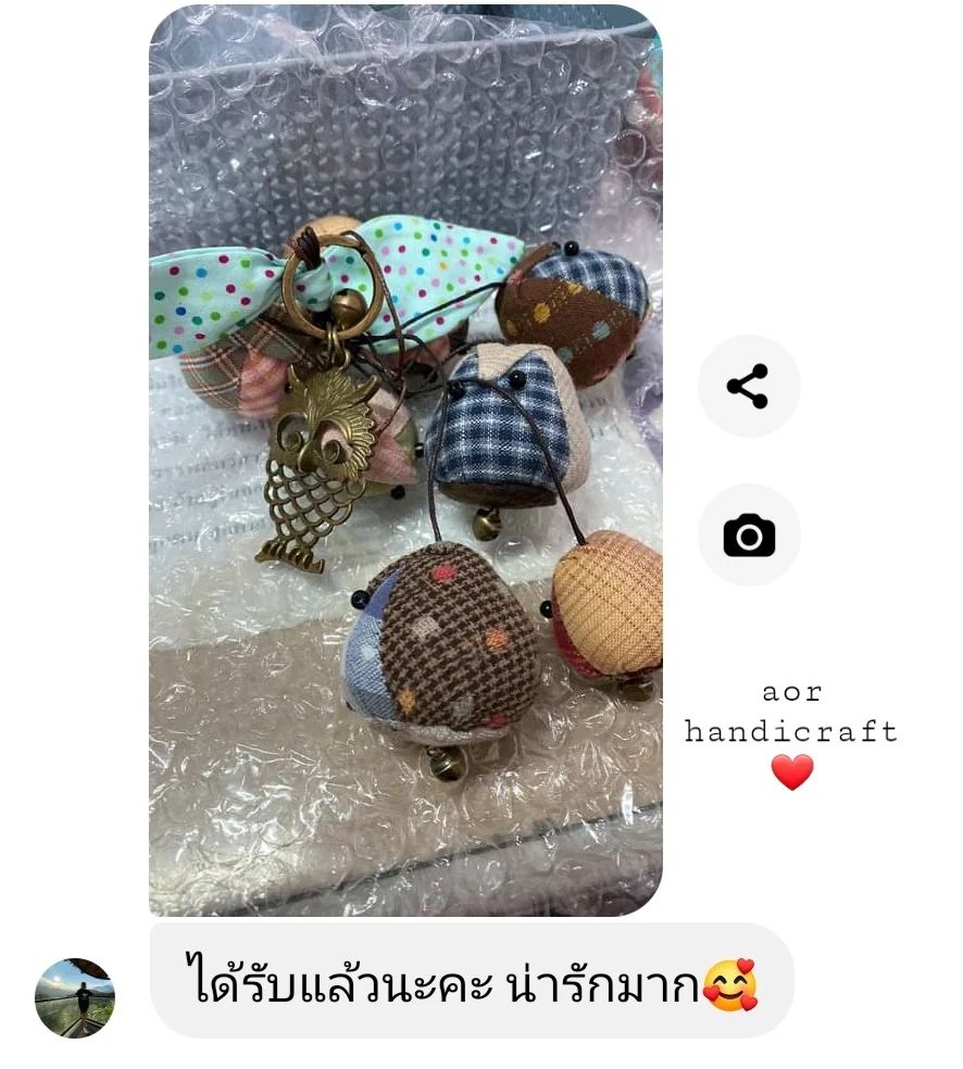 ลูกค้ารีวิว / พวงฮูกผ้าญี่ปุ่น