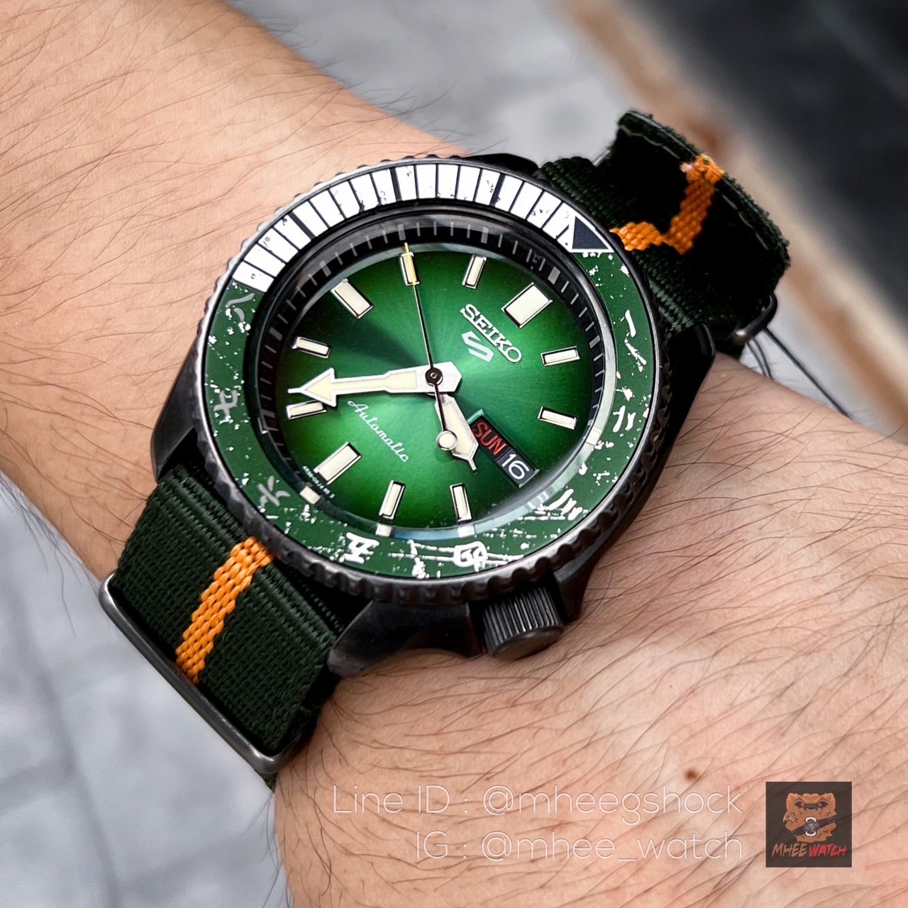 Seiko 5Sports Limited Naruto &Boruto รุ่นRock Lee 6500เรือนในโลก