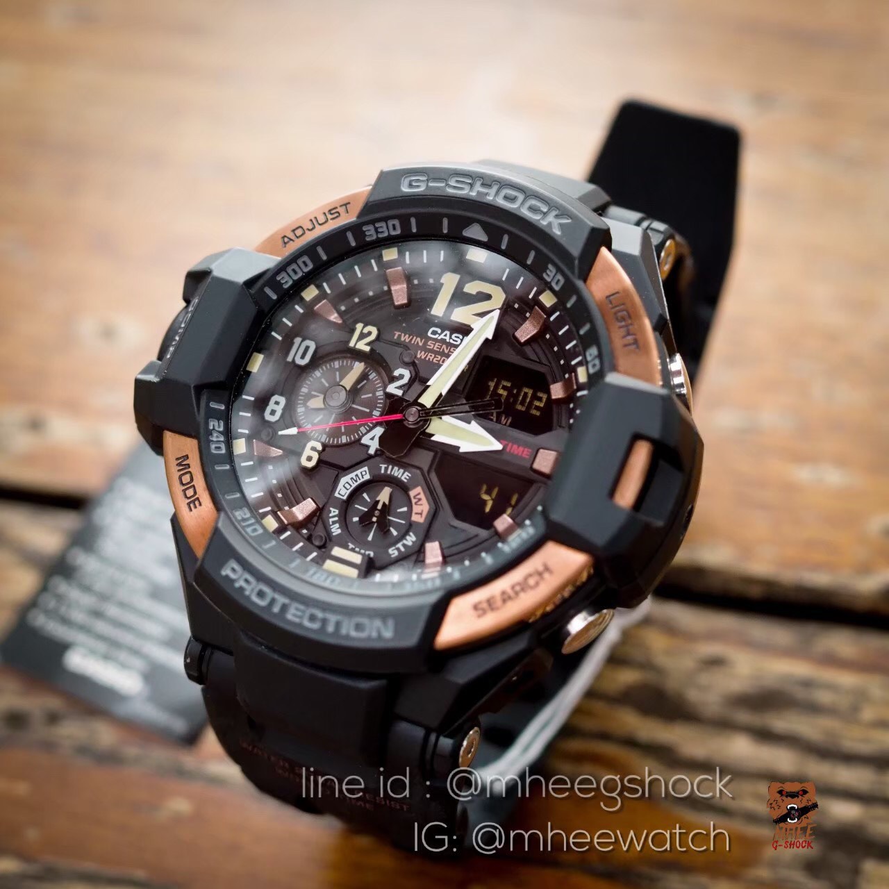 นักบินดำRose Gold Ga-1100สุดแร หายากมากเลิกผลิตแล้ว