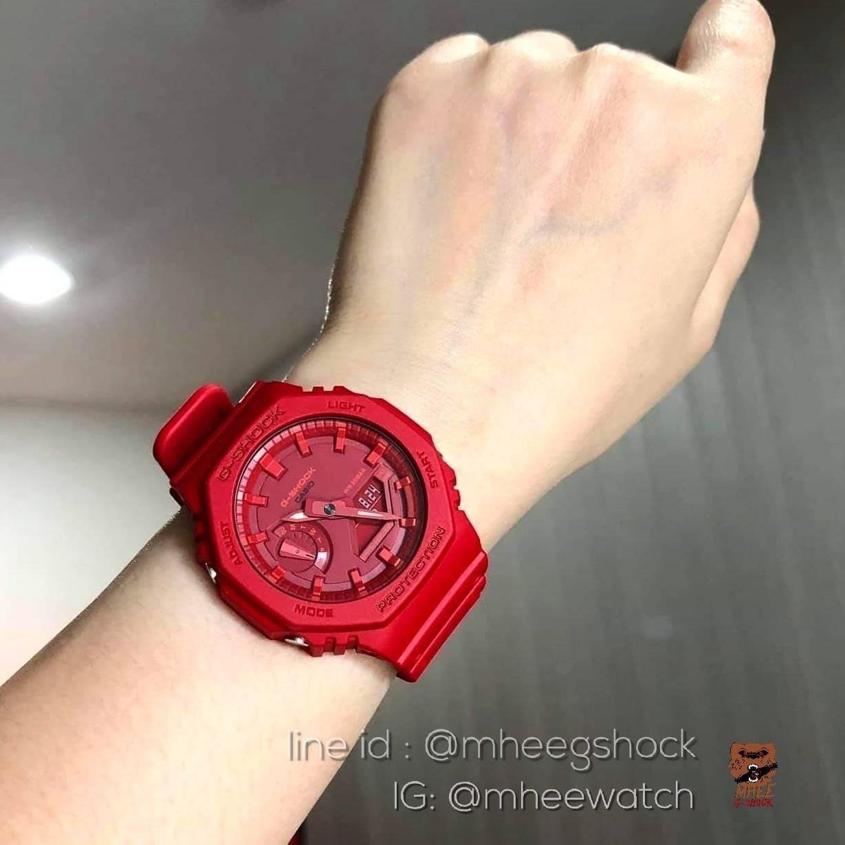G-shock Ga-2100-4 red carpet all in red