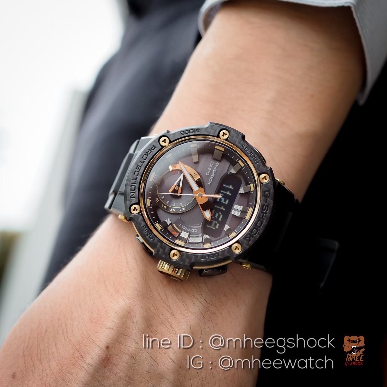 G-Steel Bluetooth Carbon Fiber&Carbon Core Guard ตัวTop