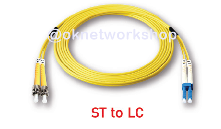 UFP942D31-03 ST-LC Duplex Patch Cord OS2 SM 3 Meters