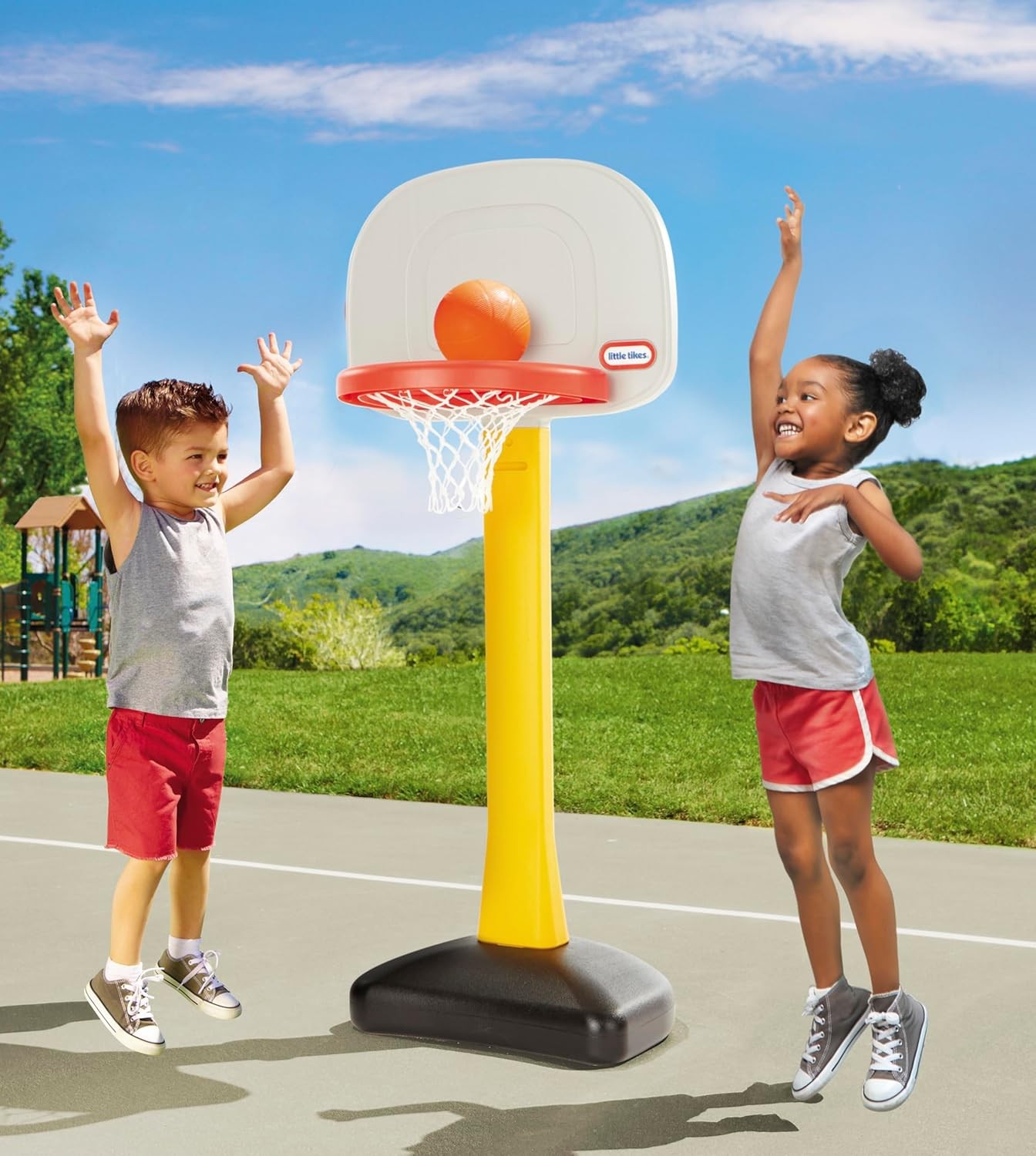 Little Tikes TotSports Easy Score Basketball Set , Non Adjustable Post แป้นบาสเกตบอล ** ปรับระดับไม่ได้ **