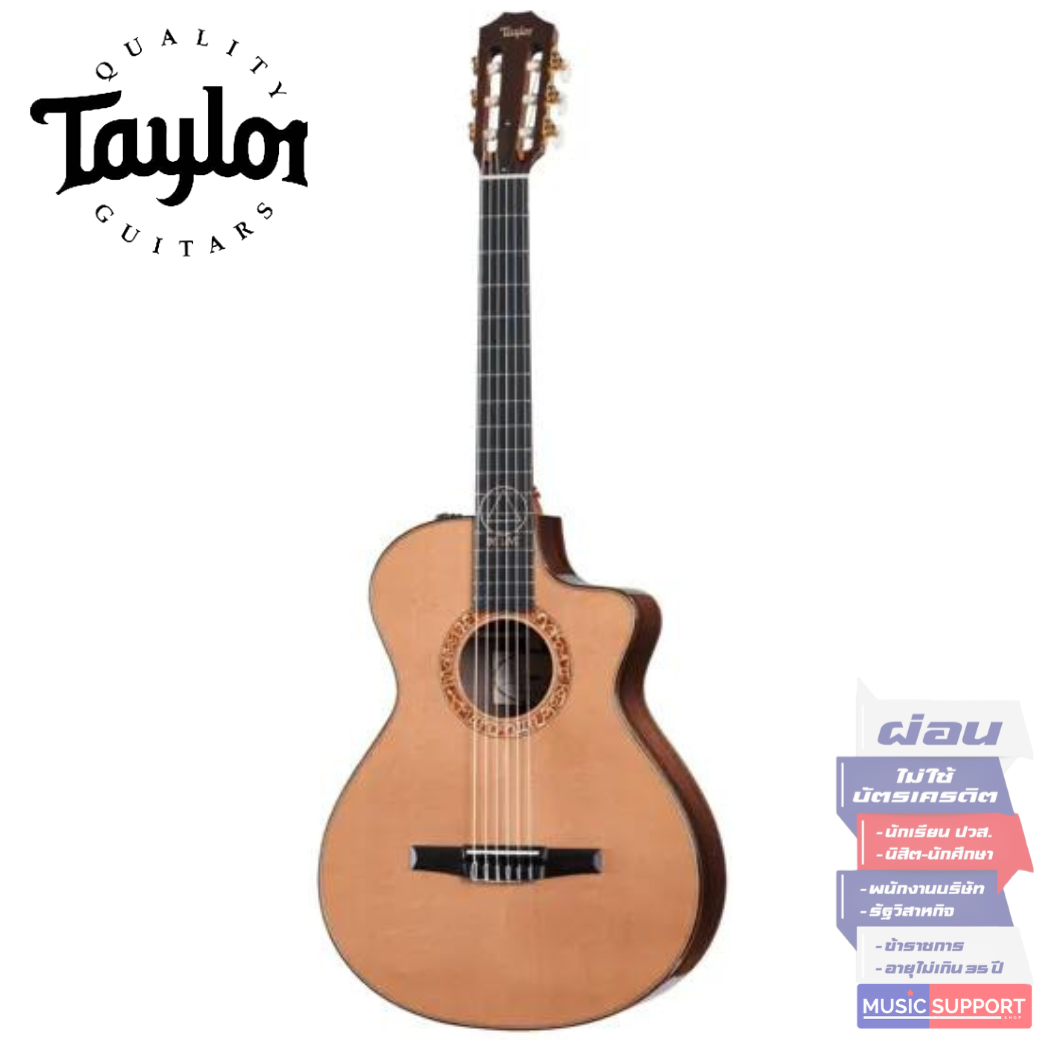 TAYLOR (C)JMSM-JASON MRAZ [FREE CASE] กีตาร์โปร่งไฟฟ้า