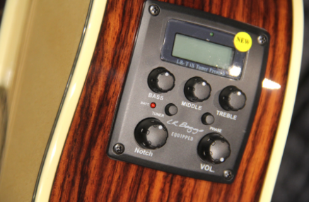 กีต้าร์โปร่งไฟฟ้ามือซ้าย CRAFTER TC-035/N/LH/DX BAG