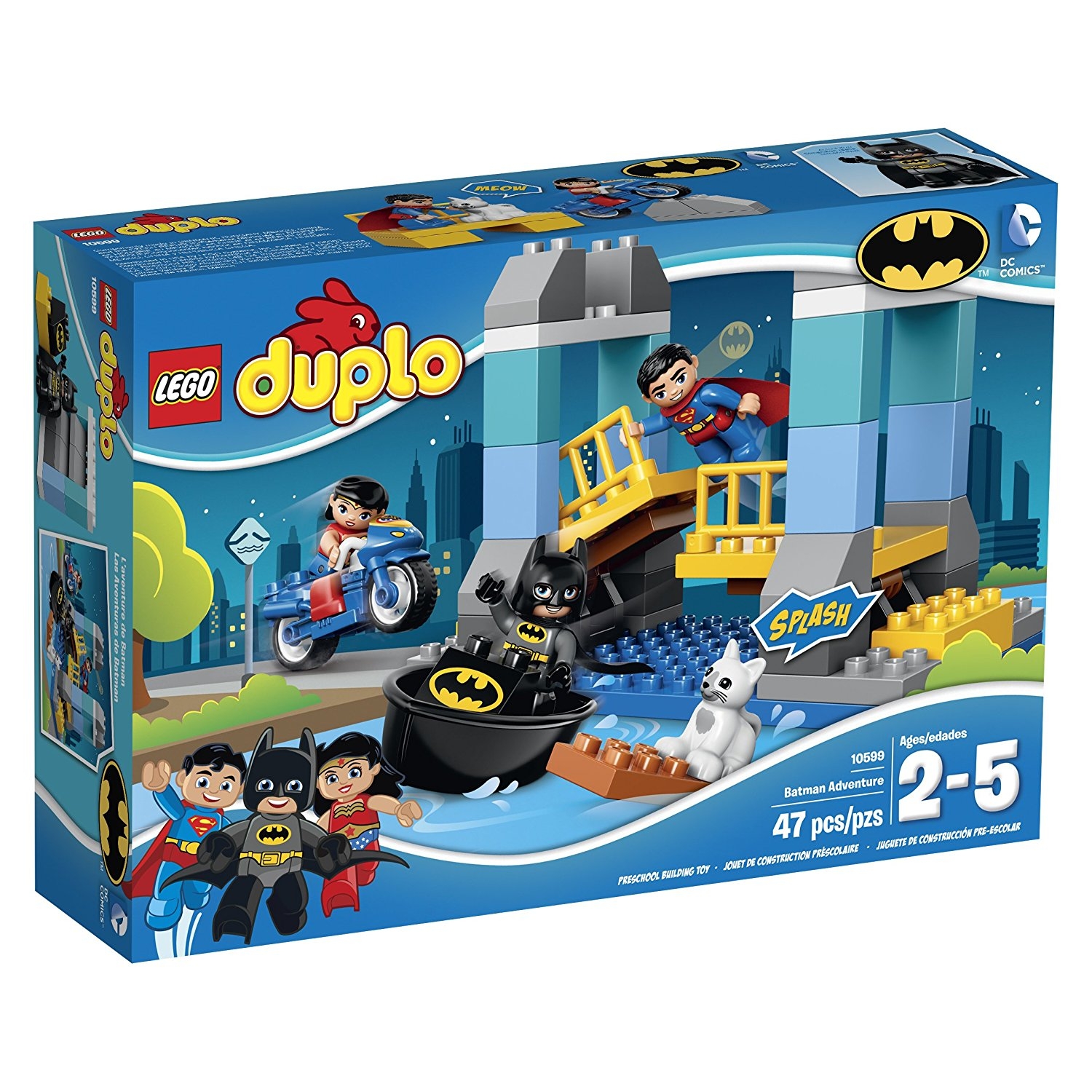 Lego Duplo 10599 Batman Adventure ตัวต่อเลโก้ ชุดผจญภัยของแบทแมน