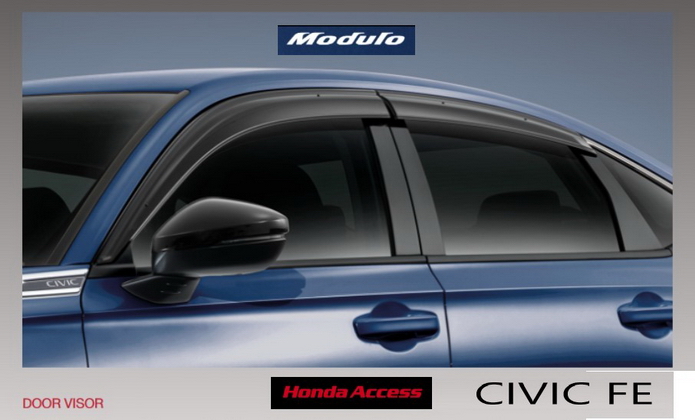 กันสาด Civic FE MODULO แท้ honda access 2021-2024