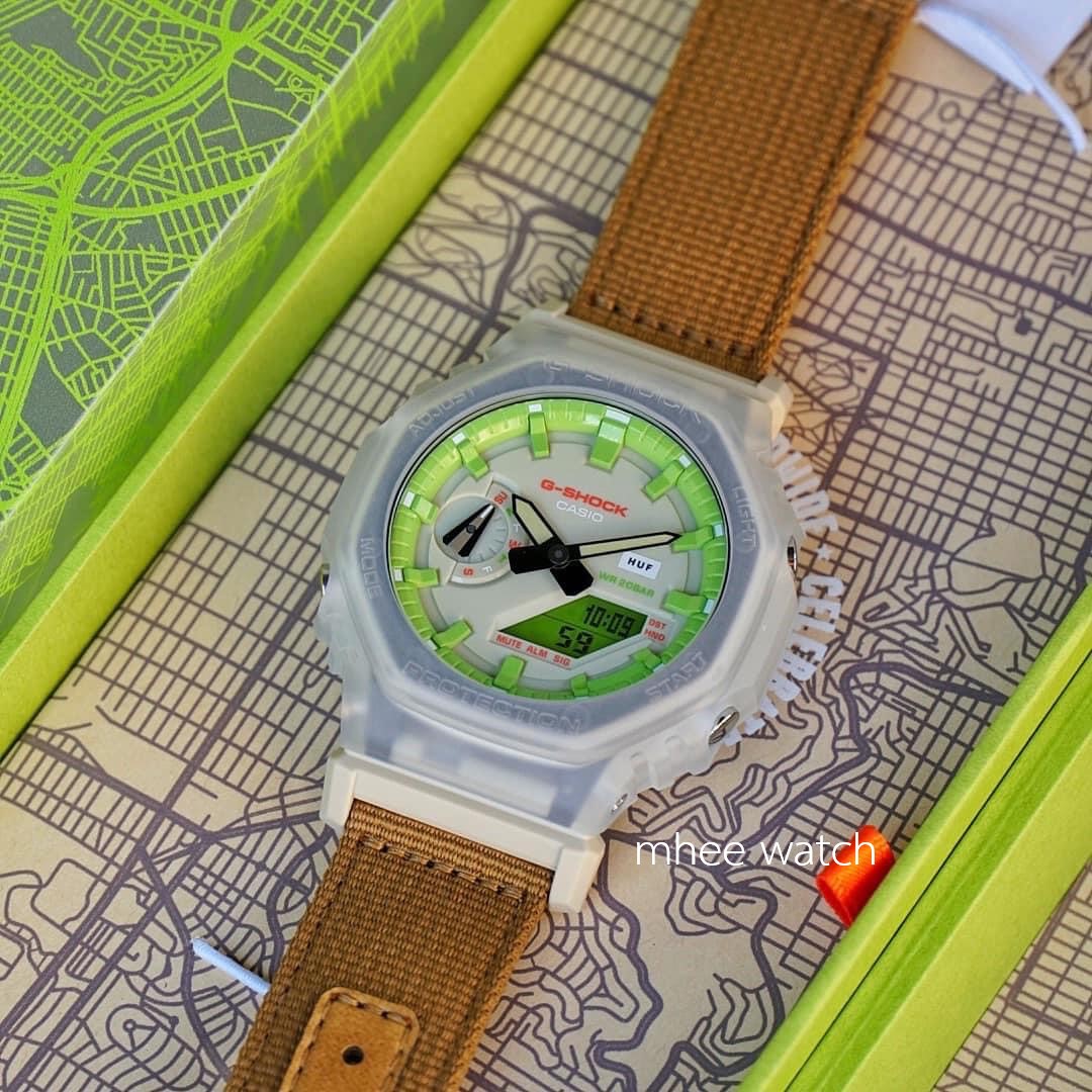 G-SHOCK Limited HUF 20TH Anniversary Collaboration with G-SHOCK GA-2100HUF-5A