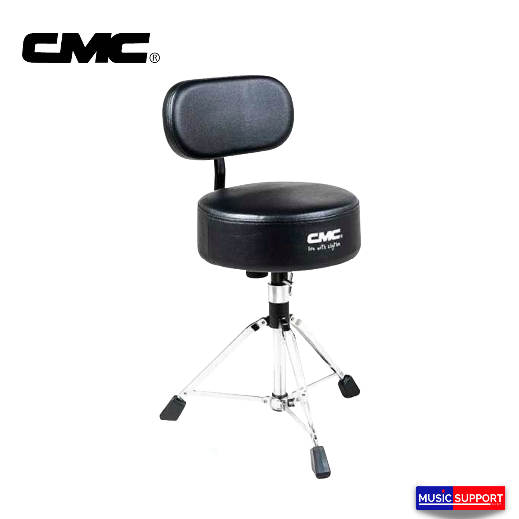 CMC CM DT900B เก้าอี้กลองชุด แบบเบาะกลม หนา มีพนักพิงหลัง