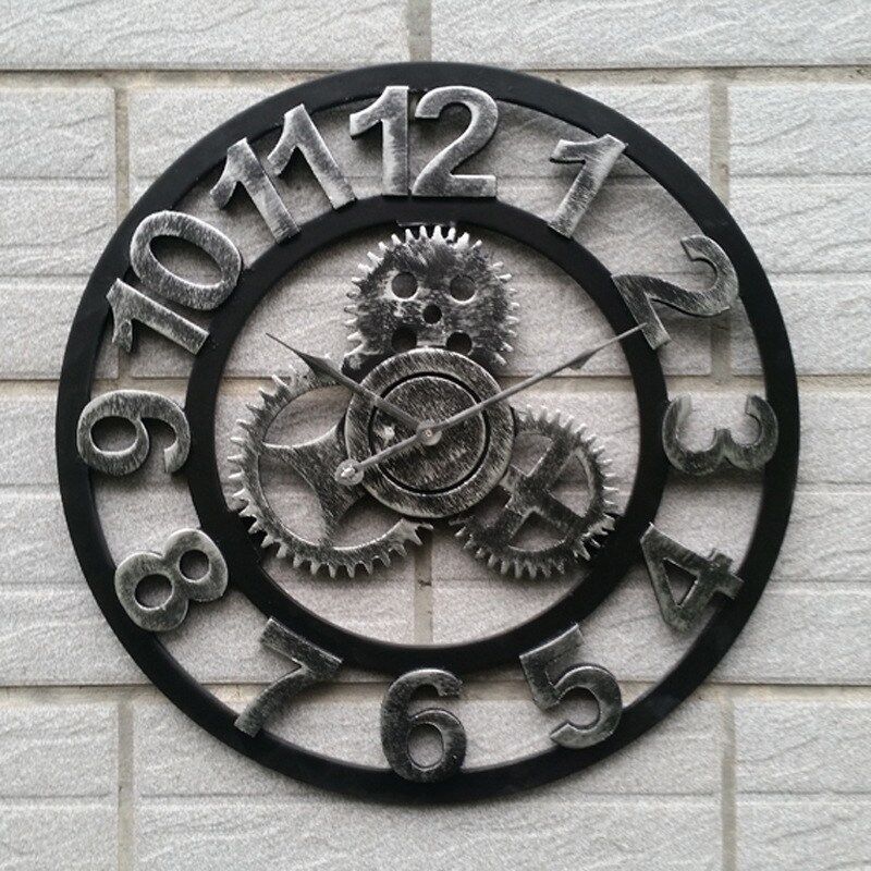 C1038C012 INTERY นาฬิกาติดผนัง นาฬิกาแขวน นาฬิกา ของตกแต่งผนัง นาฬิกาสุดหรูสไตล์วินเทจ ตกแต่งผนังบ้านให้น่ามองยิ่งขึ้น