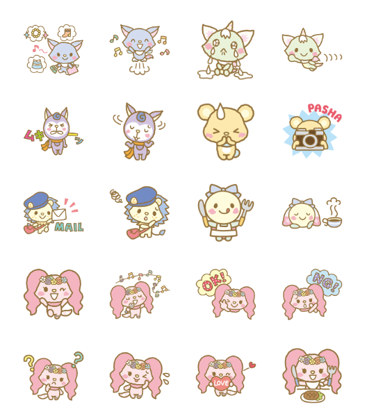 ขายสติกเกอร์ไลน์ Wish me mell