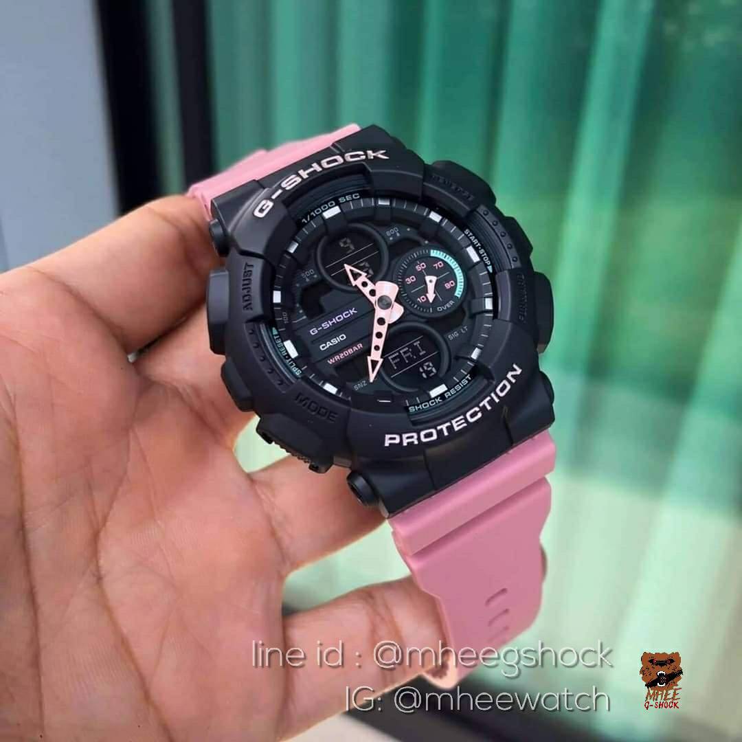 G-Shock Mini Pastel สีเทา ชมพูพาสเทล รุ่น GMA-S140-4A ของแท้ รับประกันศูนย์เซ็นทรัล CMG