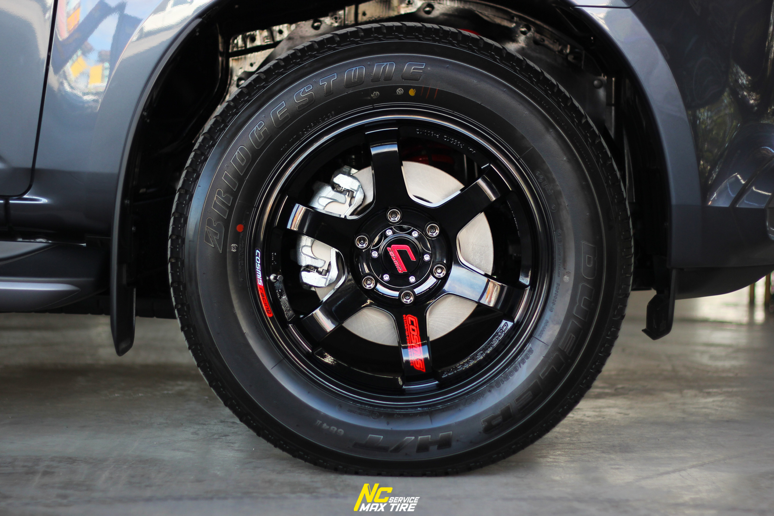 Isuzu Mu-x / ล้อแม็กขอบ18 / Cosmis / RG06S / ล้อแม็กสีดำเงา / 18x9.0 6H139.7 ET15