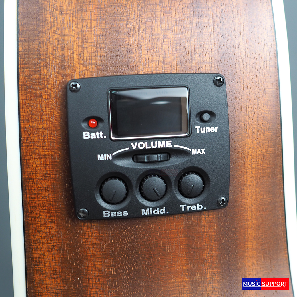 Mantic AG10SCE กีตาร์โปร่งไฟฟ้าไม้หน้าแท้ TOP SOLID