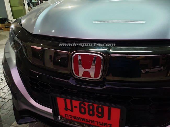 Logo Honda Type R สปอร์ตหน้า หลัง และพวงมาลับ (แดง/ดำ/ดำแดง)