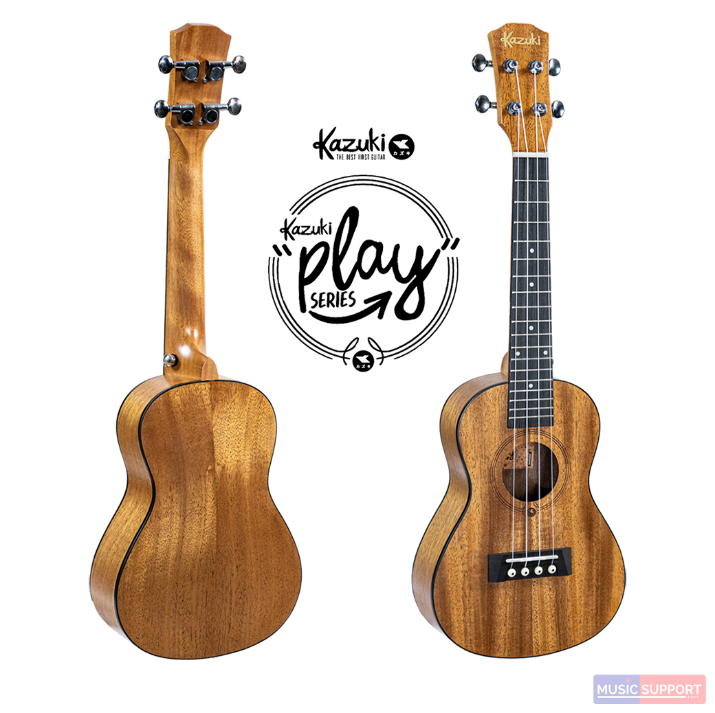 อูคูเลเล่ Kazuki Play Series ไซด์ Concert 24 นิ้ว ฟรี! เครื่องตั้งสาย และ กระเป๋า