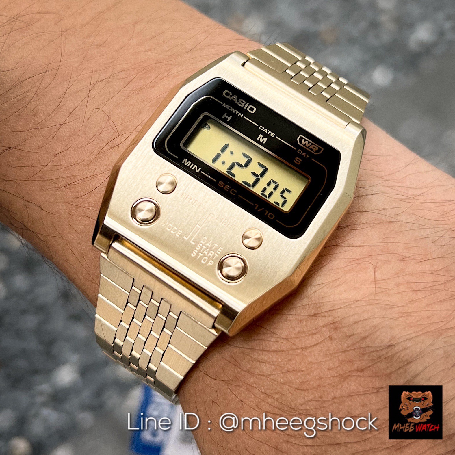Casio Gold Digital Vintage Watch
