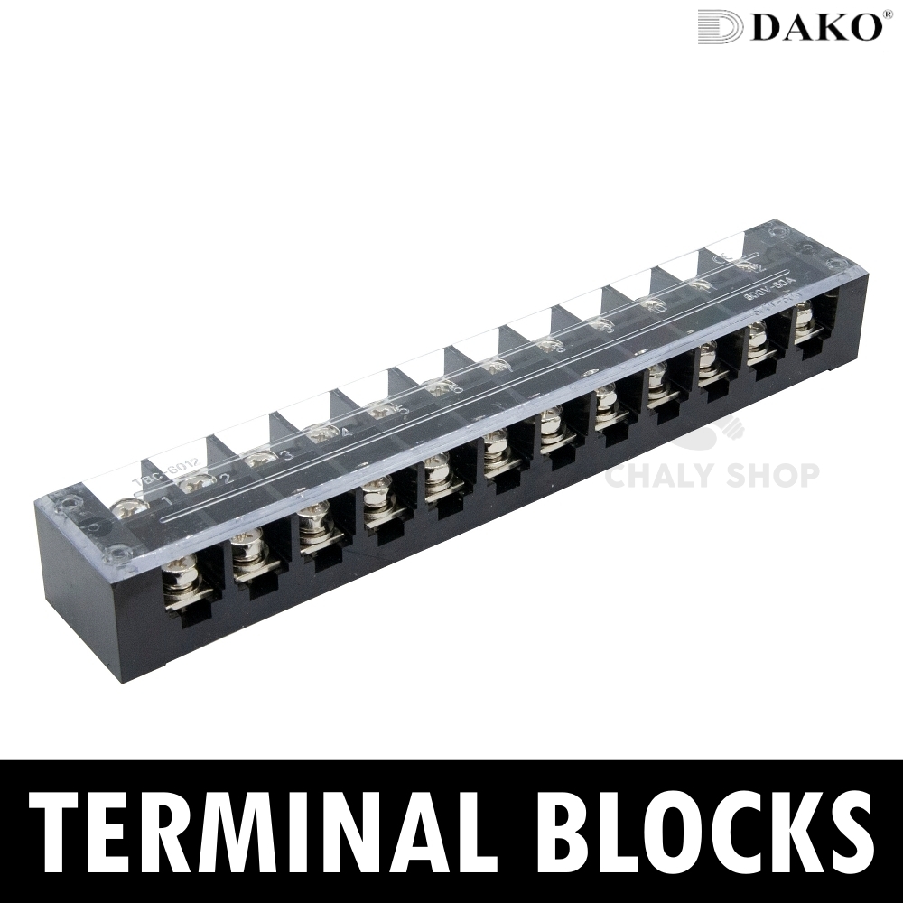 DAKO® TB 6012 12P 60A เทอร์มินอล (Terminal Blocks)