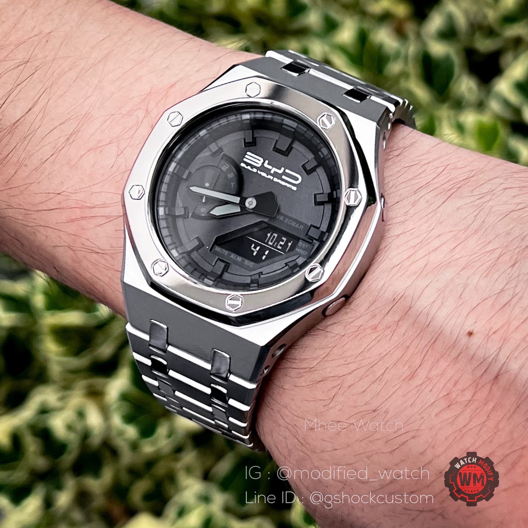 G-SHOCK Casioak Ga-2100 Model Customized Full metal BYD Build Your Dreams