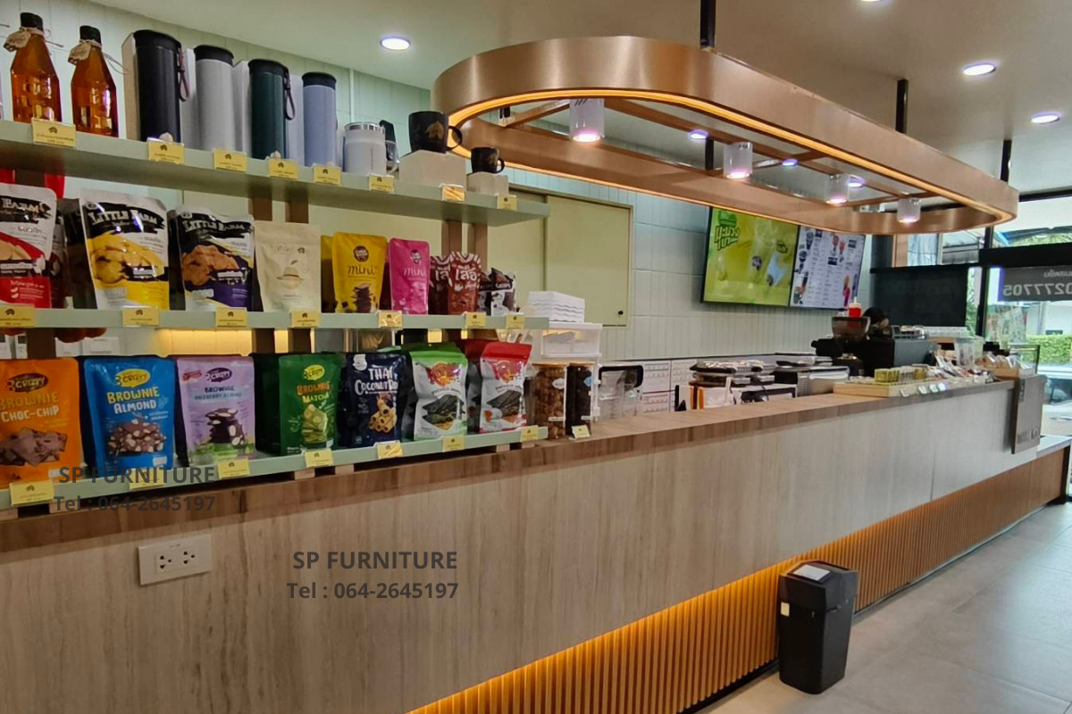 เคาน์เตอร์ร้านกาแฟพันธุ์ไทย