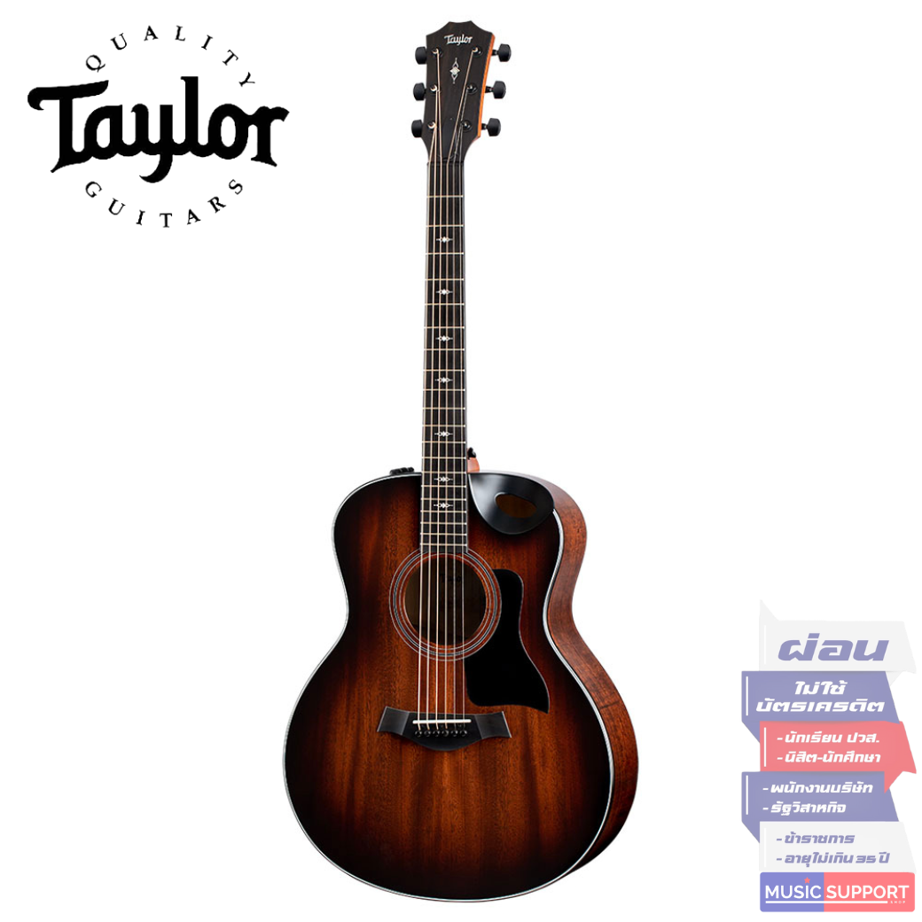 TAYLOR 362CE SEB TOP V-CLASS + CASE กีตาร์โปร่งไฟฟ้า