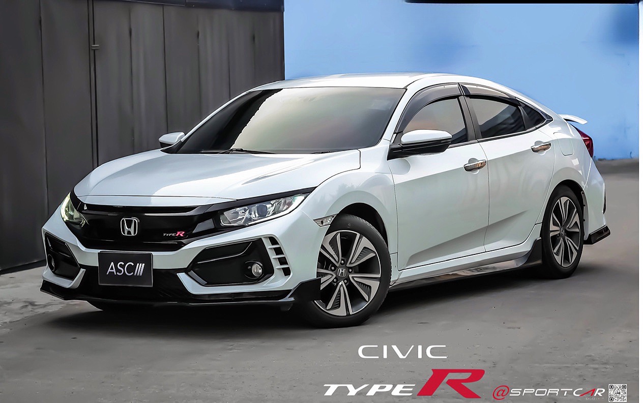 ชุดแต่ง Civic FC FK Type R, Civic FC 2017 - 2020 พร้อมกระจังหน้า Civic Type R - แต่งกันชน Honda Civic FC แต่งสวย,ของแต่ง ฮอนด้า ซีวิค FC