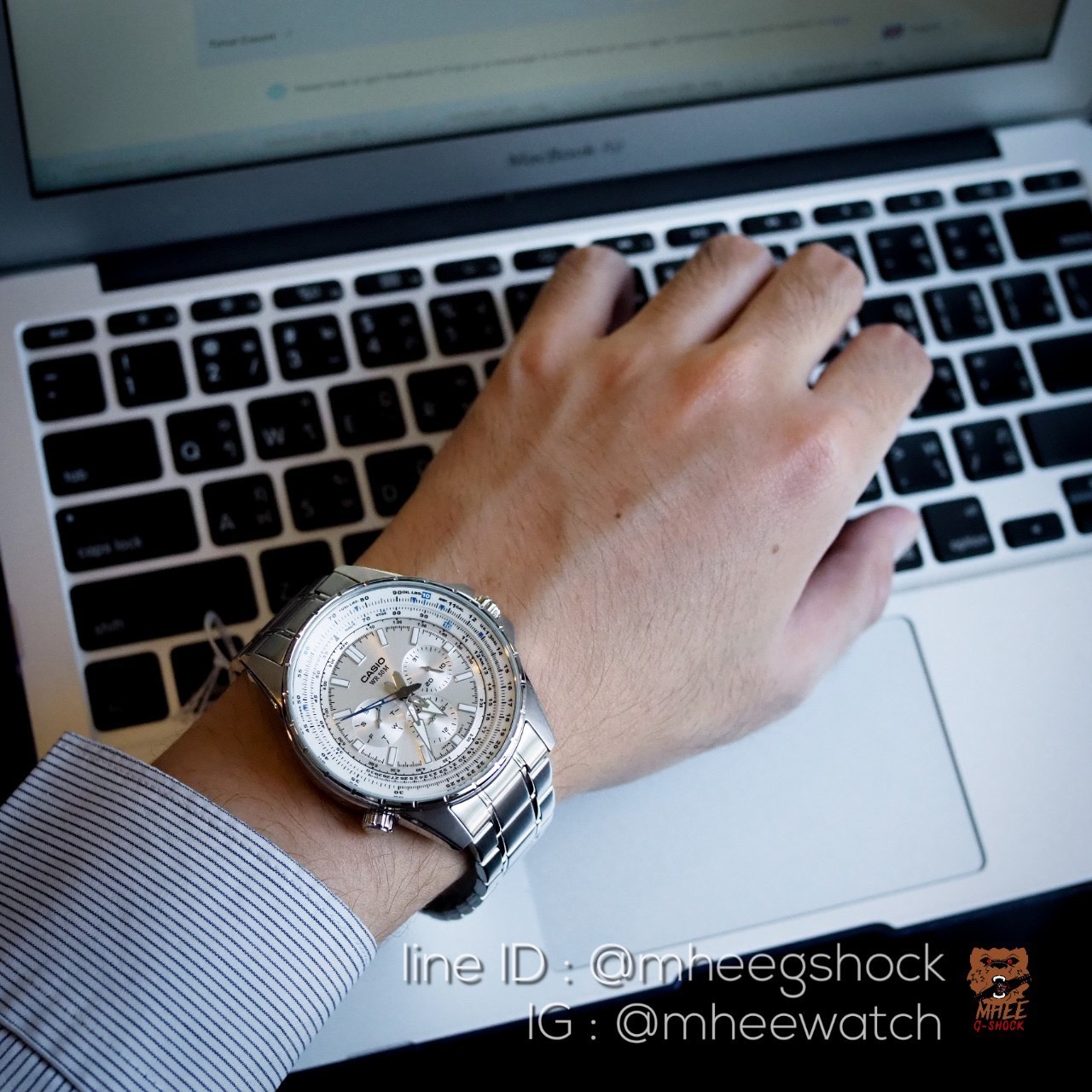 Casio หน้านักบินGravity ระบบเข็มเดินแบบออโต้ (Rare Item)