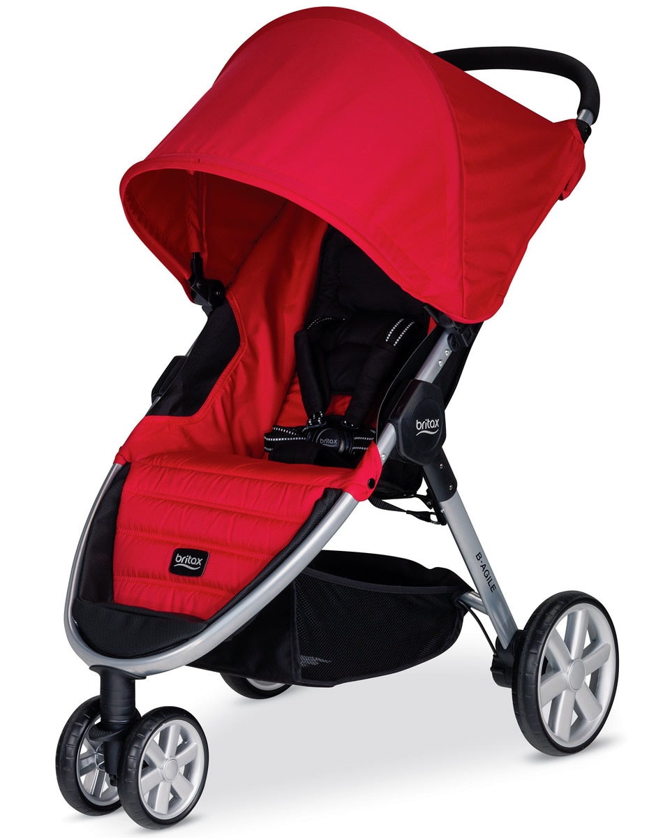 Britax B-Agile Stroller, Red รถเข็นเด็ก