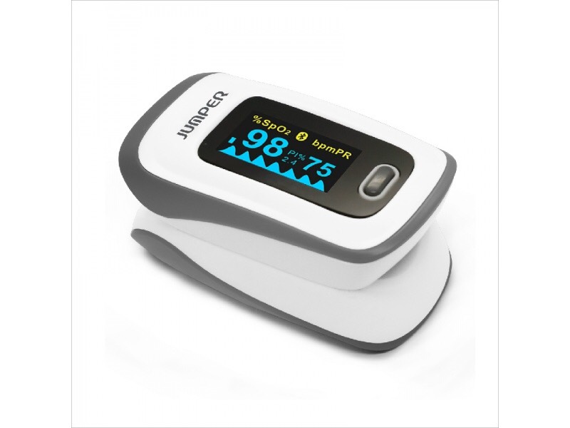 เครื่องวัดออกซิเจนปลายนิ้ว Fingertip Pulse Oximeter แบรนด์ JUMPER รุ่น JPD-500F ของแท้ เกรดการแพทย์ โรงพยาบาลชั้นนำนิยมใช้ รับประกันศูนย์ไทย 1 ปี