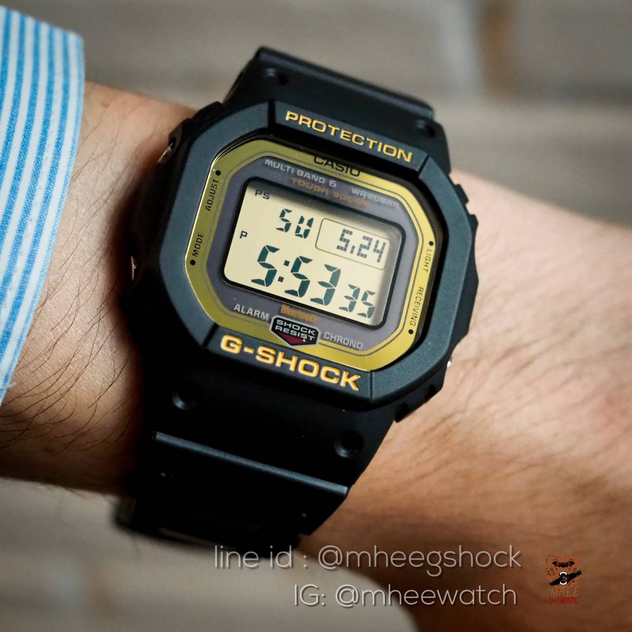 G-Shock รุ่น GW-B5600BC-1DR สายเหล็ก