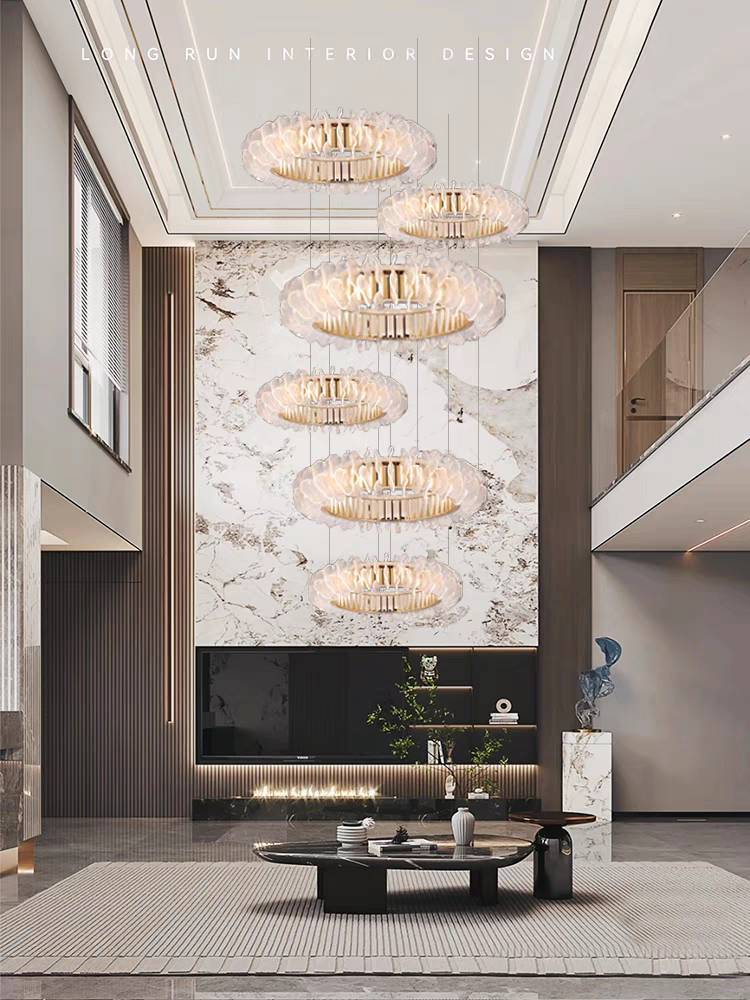 CT223A281 SOTMIA โคมไฟระย้า โคมไฟโมเดิร์น Chandelier Lighting โถงบรรได แต่งวิลล่า