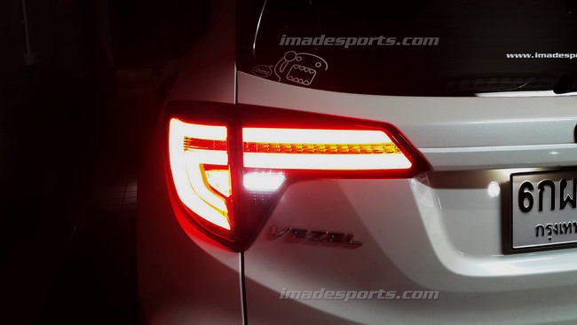 โคมไฟท้าย HRV Prototype V.3 (ไฟเลี้ยววิง+Welcome Display 2021)