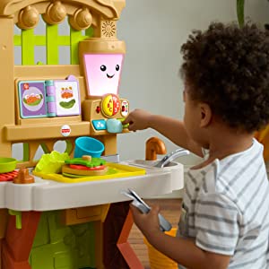 Fisher Price Laugh & Learn Grow-the-Fun Garden to Kitchen ของเล่นเสริมพัฒนาการทำอาหาร