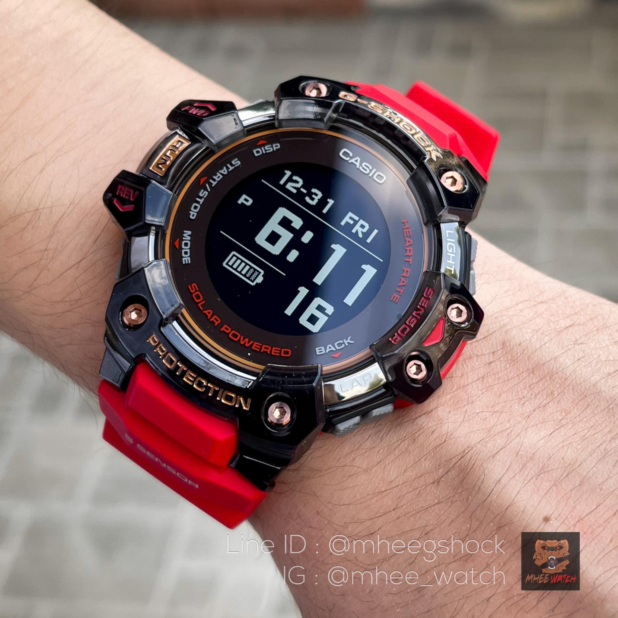 Gshock Smart Watch New Color GBD-H1000-4A1