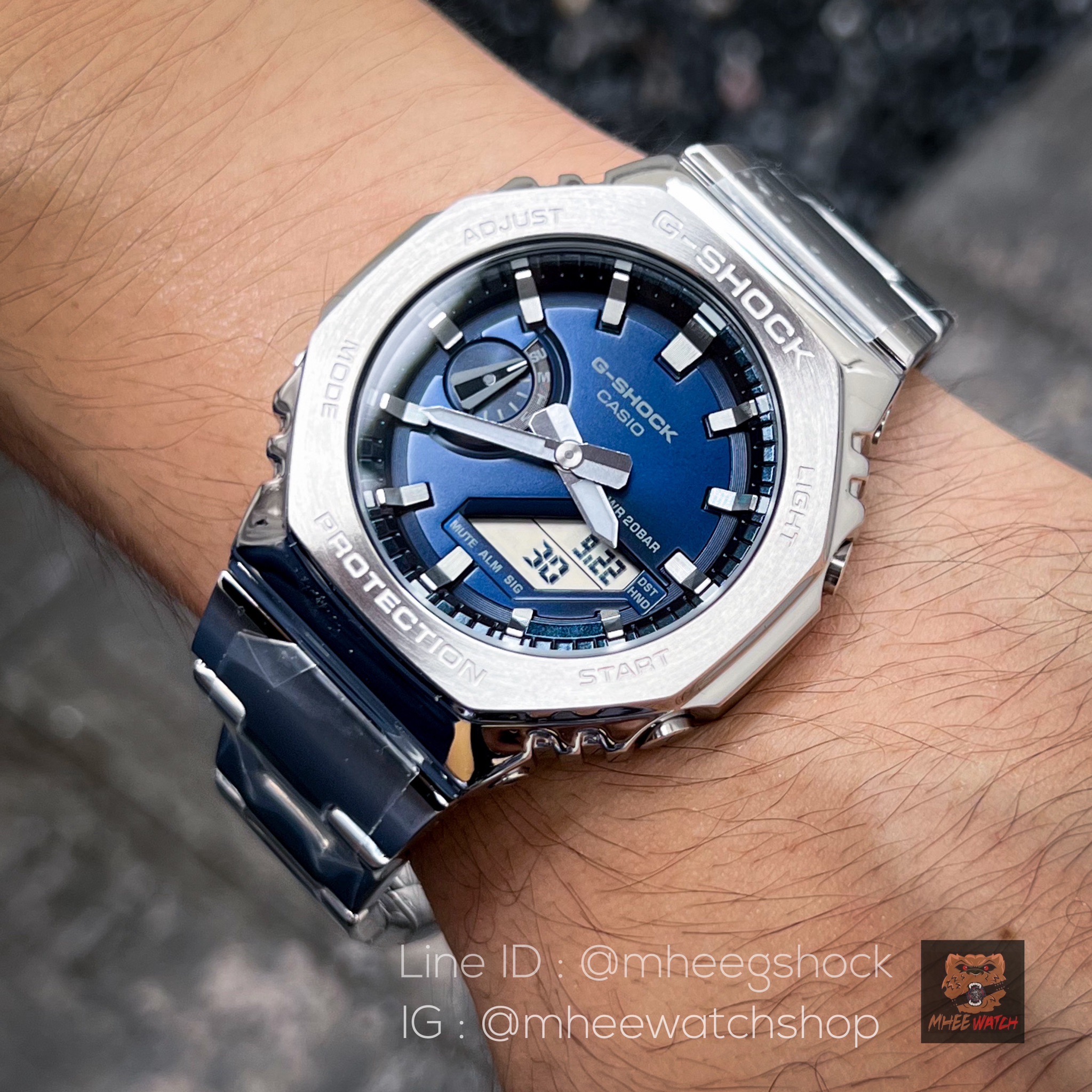G-SHOCK Full Metal G-Steel GM-2110D Deep Blue Dial