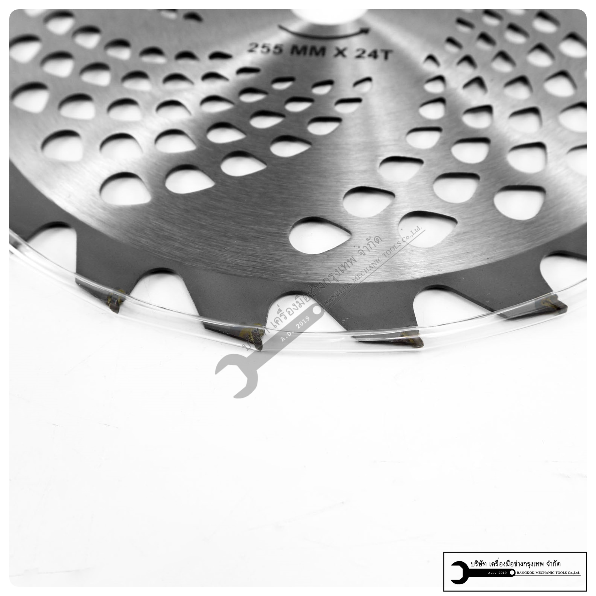 KINZO ใบตัดหญ้าฟันคาร์ไบค์ ใบเลื่อยตัดไม้ ขนาด 10นิ้ว รุ่น 255