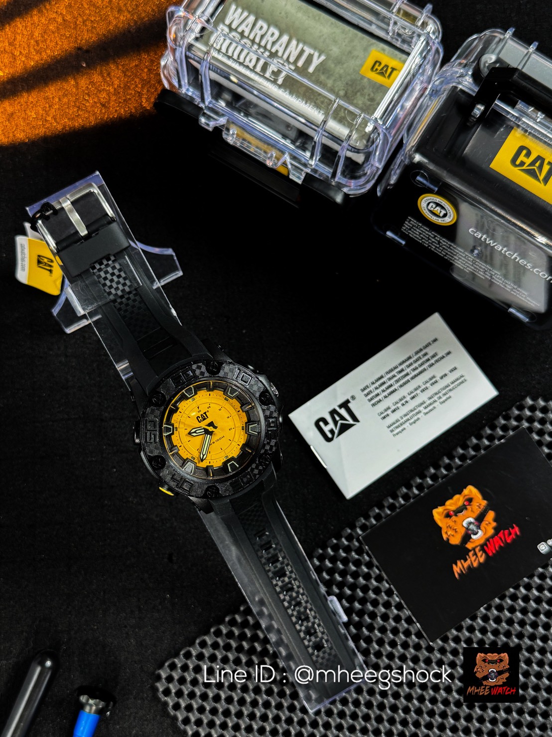 Cat Watch Caterpillar Growing CAT Titan Black-Yellow AND Black Brown