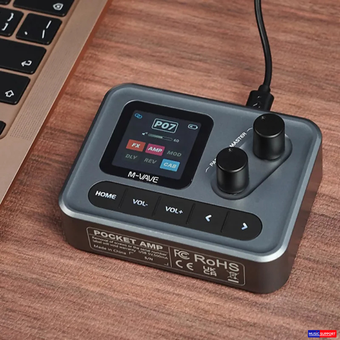 เอฟเฟคกีตาร์ M-VAVE Pocket Amp