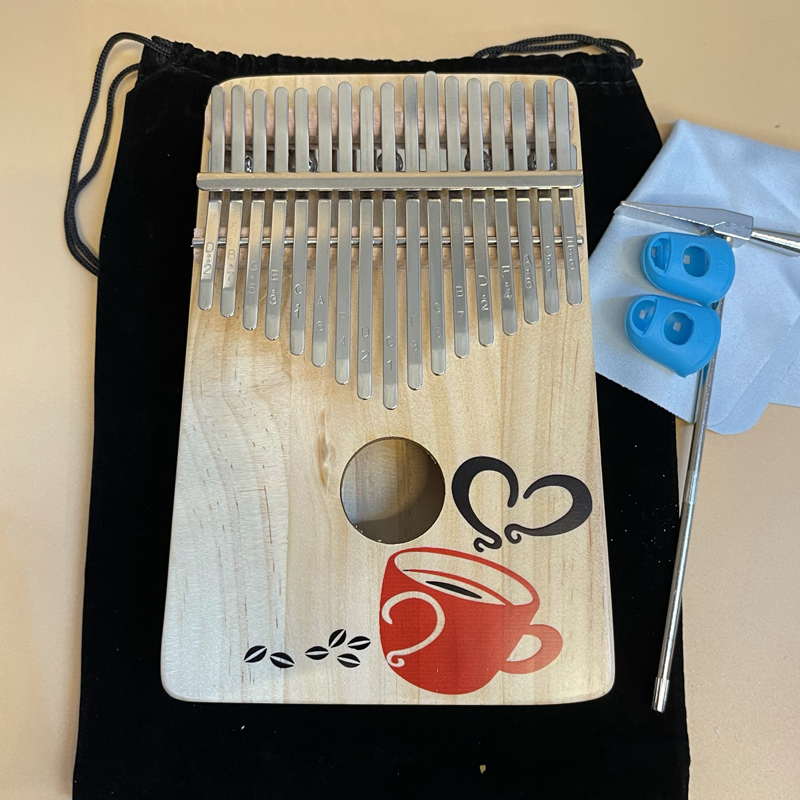 Kalimba คาลิมบา ไม่มีไฟฟ้า ฟรี กระเป๋า+อุปกรณ์
