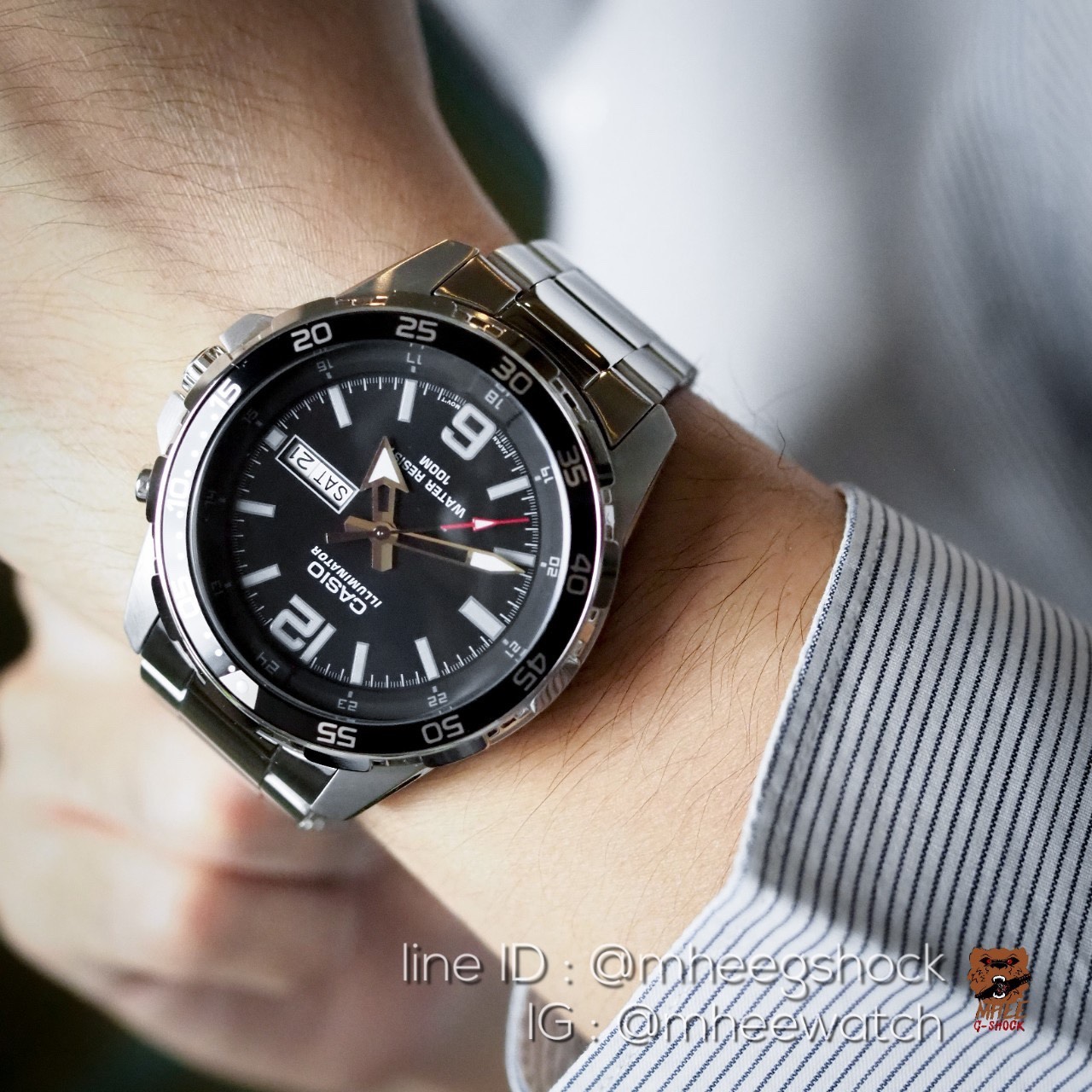 นาฬิกาคาสิโอ้ Casio Black Sport ของแท้ 100% ประกันศูนย์เซ็นทรัล (เลิกผลิต *Rare Item*)