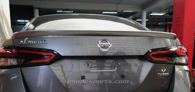 NISSAN ALMERA รุ่น ULTIMATE V3 ท่อคู่ 4ใบแบบ Build in