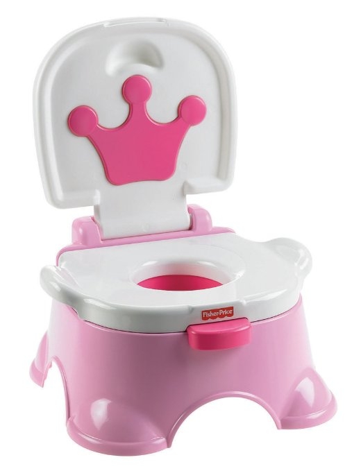 Fisher Price Royal Stepstool Potty - Pink Princess กระโถนเด็กฝึกขับถ่าย