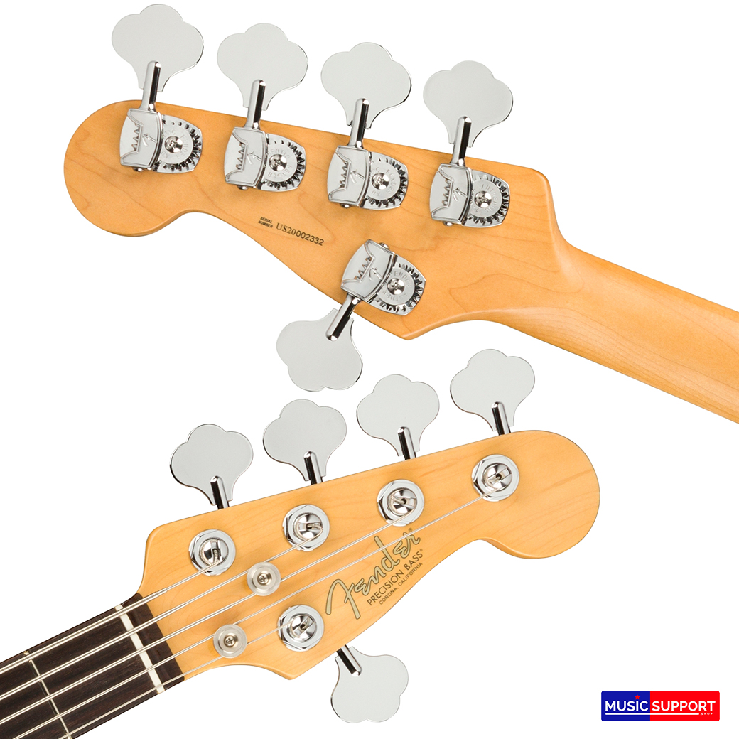 เบสไฟฟ้า Fender American Professional II Precision Bass®V RW Olympic White