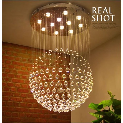 CT195A164 SOTMIA โคมระย้า โคมไฟพวงองุ่น ไฟติดโถงบรรได