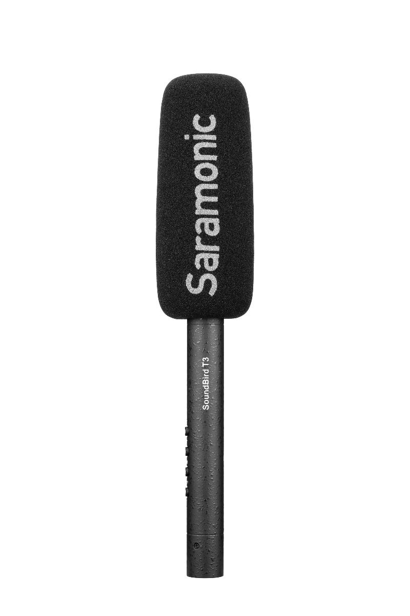Saramonic SoundBird T3 ไมโครโฟนช็อตกันติดหัวกล้องไมค์คอนเดนเซอร์ XLR ทิศทางรับเสียงเป็นแบบคาร์ดิออยด์