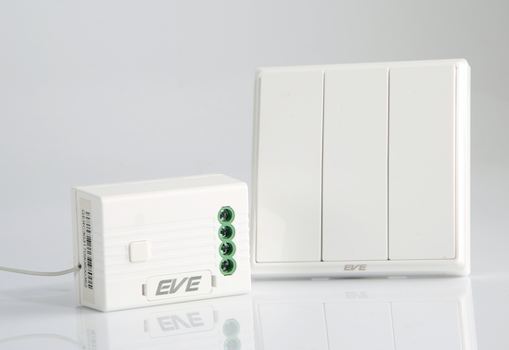 Wireless Switch สวิตช์ไร้สายอัจฉริยะ แบบ 1 ช่อง 2 ช่อง และ 3 ช่อง ไม่ต้องเดินสายไฟ ติดตั้งง่าย